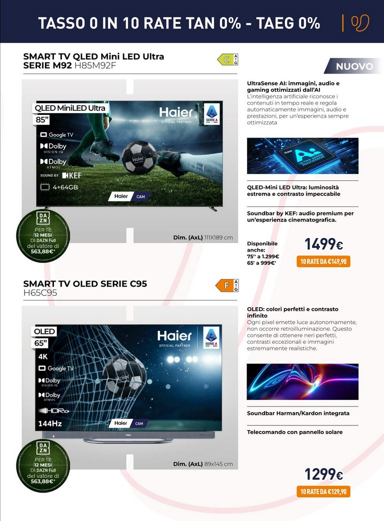 unieuro - Volantino attuale di Unieuro - Speciale Haier valido dal venerdì 21/08/2026 al domenica 06/09/2026 - page: 3