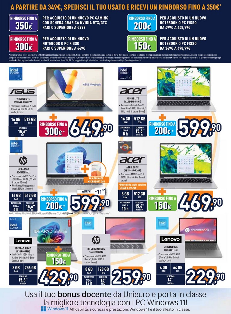 unieuro - Volantino attuale di Unieuro - Settembre ti sorprende valido dal lunedì 07/09/2026 al giovedì 17/09/2026 - page: 10