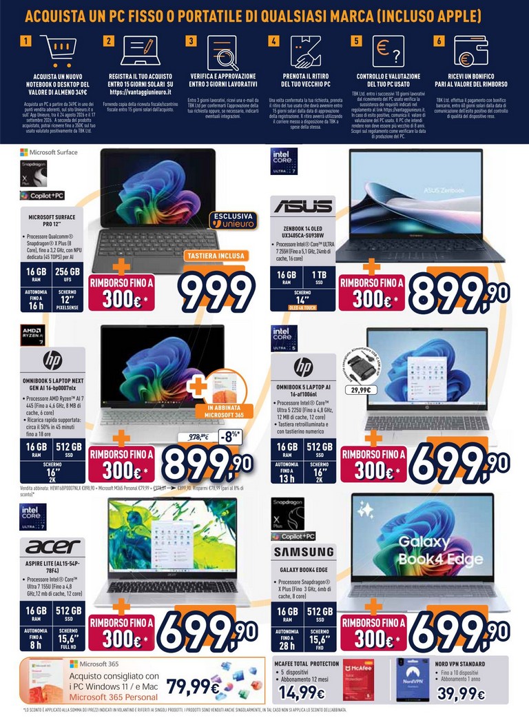 unieuro - Volantino attuale di Unieuro - Settembre ti sorprende valido dal lunedì 07/09/2026 al giovedì 17/09/2026 - page: 9