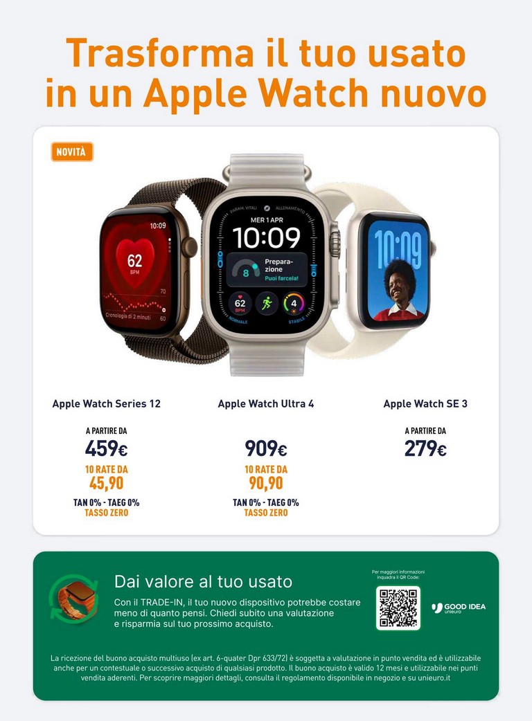 unieuro - Volantino attuale di Unieuro - Speciale Apple valido dal venerdì 18/09/2026 al giovedì 24/09/2026 - page: 10