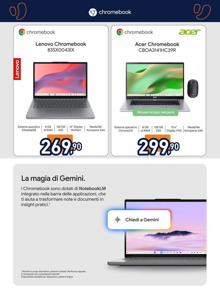 unieuro - Volantino attuale di Unieuro - Speciale Chromebook valido dal lunedì 12/10/2026 al mercoledì 28/10/2026 - page: 4