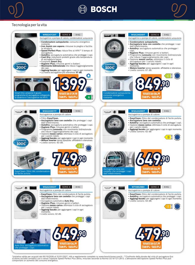 unieuro - Volantino attuale di Unieuro - Speciale Asciugatura valido dal venerdì 16/10/2026 al domenica 01/11/2026 - page: 5