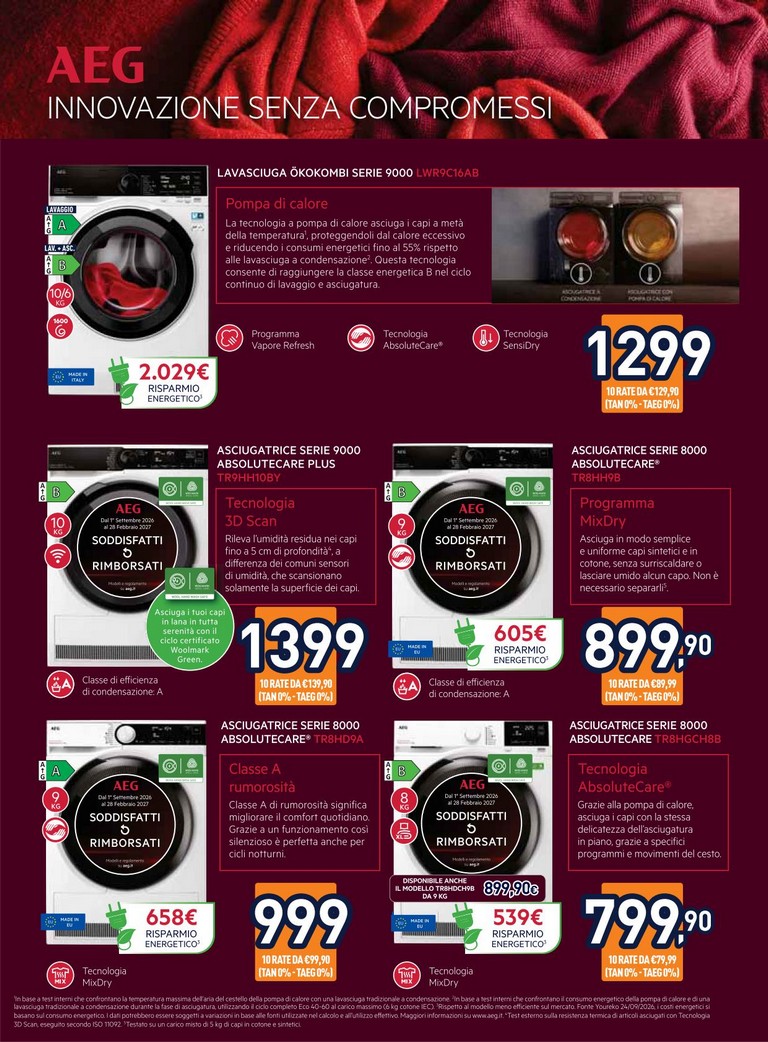 unieuro - Volantino attuale di Unieuro - Speciale Asciugatura valido dal venerdì 16/10/2026 al domenica 01/11/2026 - page: 3