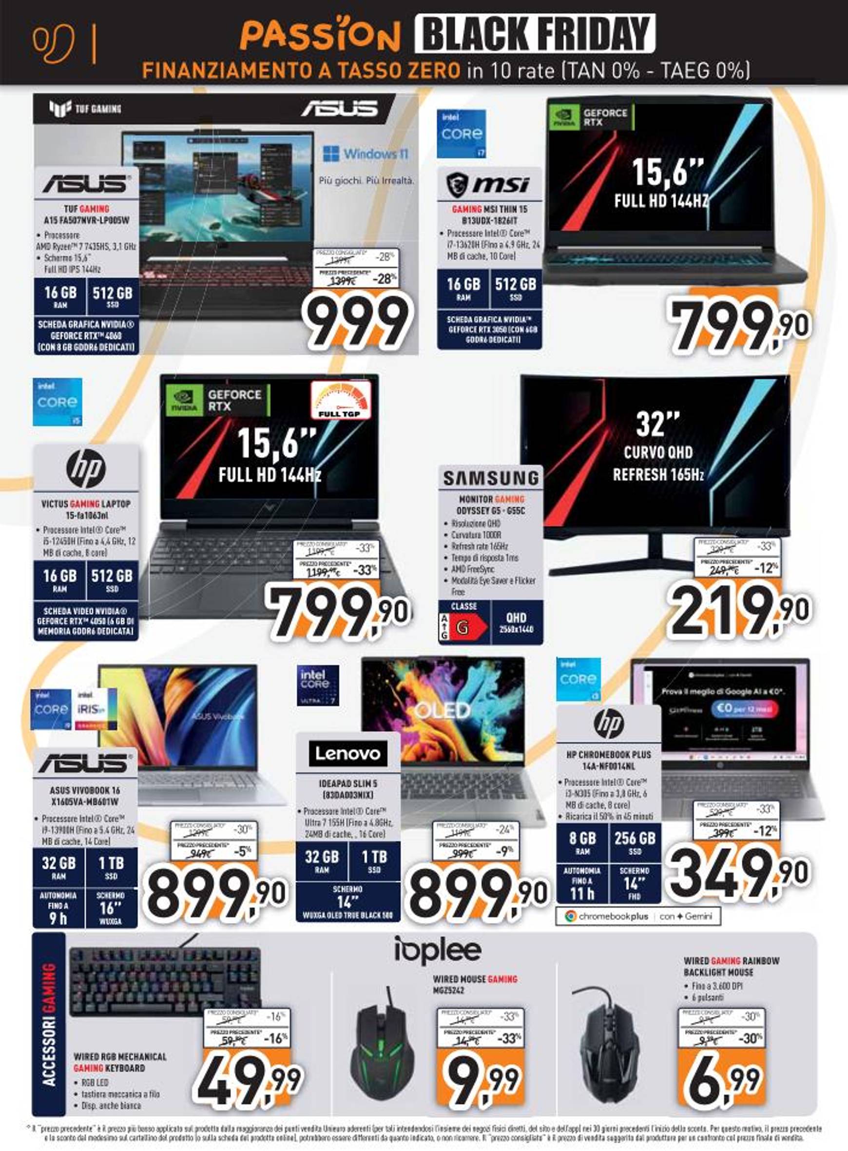 unieuro - Volantino Unieuro - Black Friday valido dal 20/11 al 27/11 - page: 16