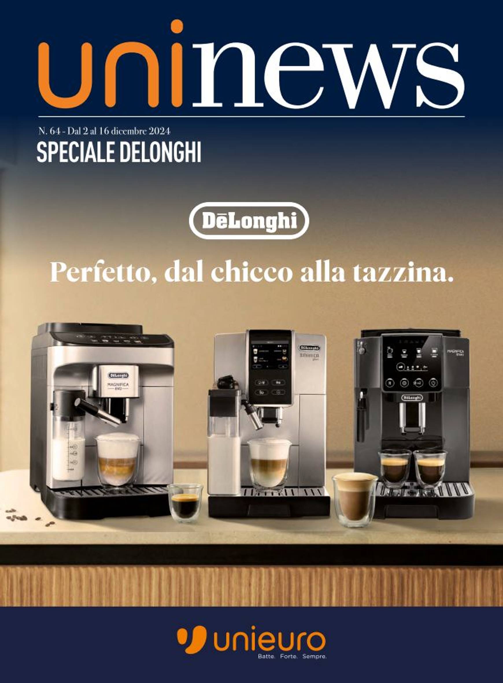 unieuro - Volantino Unieuro - Speciale Delonghi valido dal 02/12 al 16/12