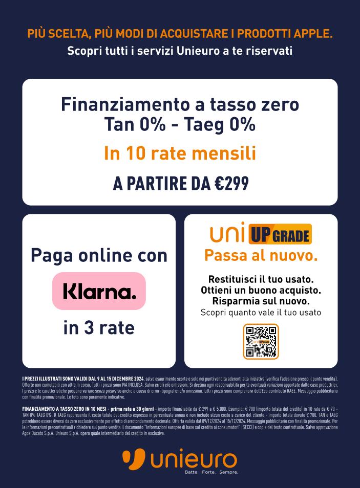 unieuro - Volantino Unieuro - Speciale Apple valido dal 09/12 al 15/12 - page: 10