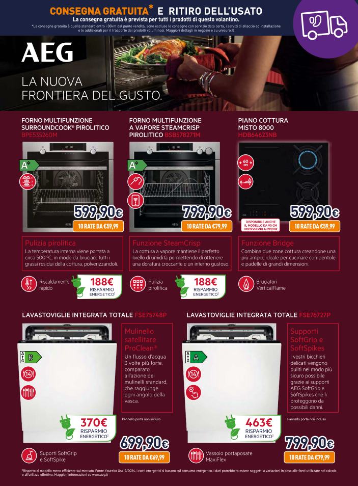 unieuro - Volantino Unieuro - Speciale Electrolux-AEG valido dal 27/12 al 16/01 - page: 7