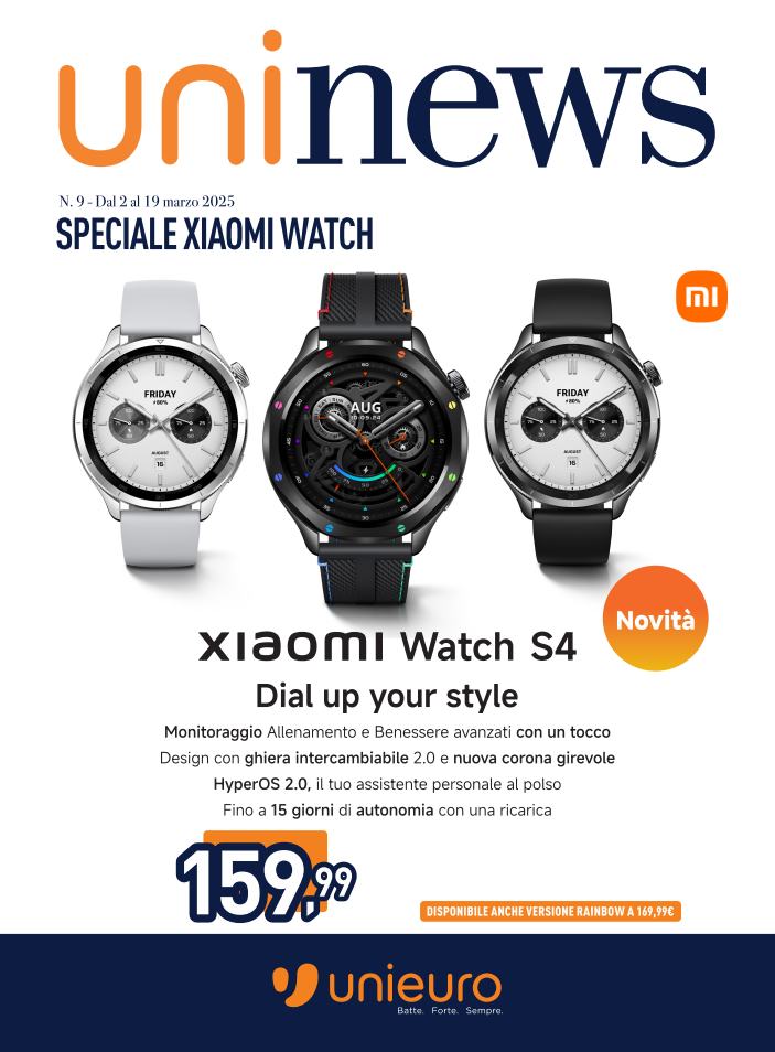 unieuro - Volantino Unieuro - Speciale Xiaomi Watch valido dal 02/03 al 19/03