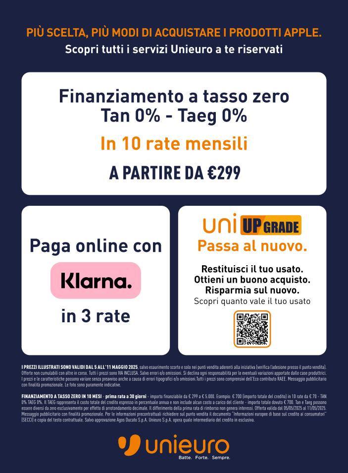 unieuro - Volantino Unieuro - Speciale Apple valido dal 05/05 al 11/05 - page: 19