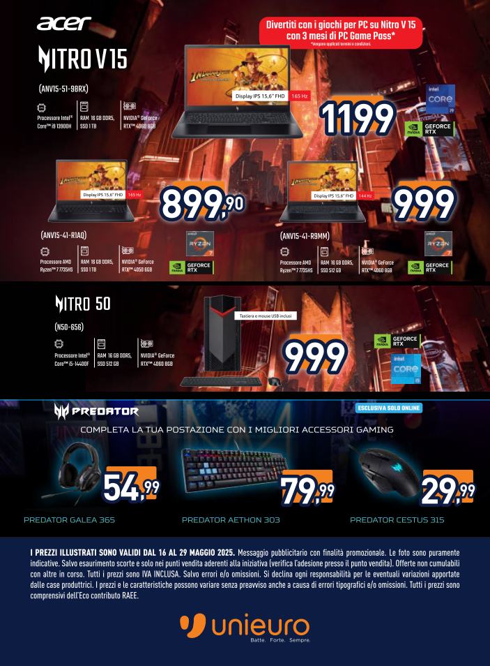 unieuro - Volantino Unieuro - Speciale Gaming valido dal 16/05 al 29/05 - page: 6