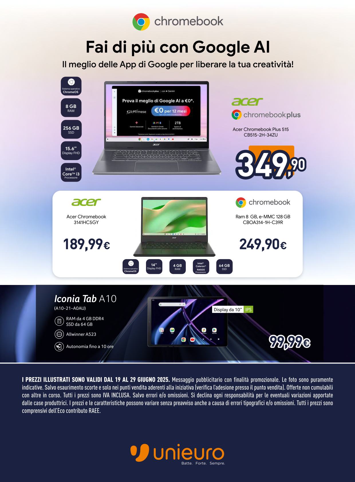 unieuro - Volantino Unieuro - Uni News Speciale Acer valido dal 19/06 al 29/06 - page: 6