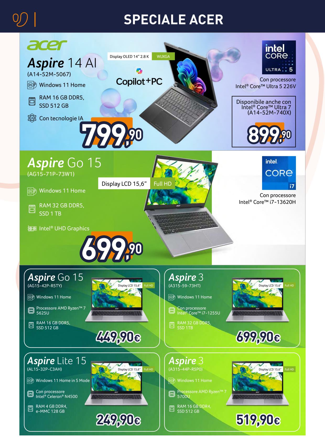 unieuro - Volantino Unieuro - Uni News Speciale Acer valido dal 19/06 al 29/06 - page: 4