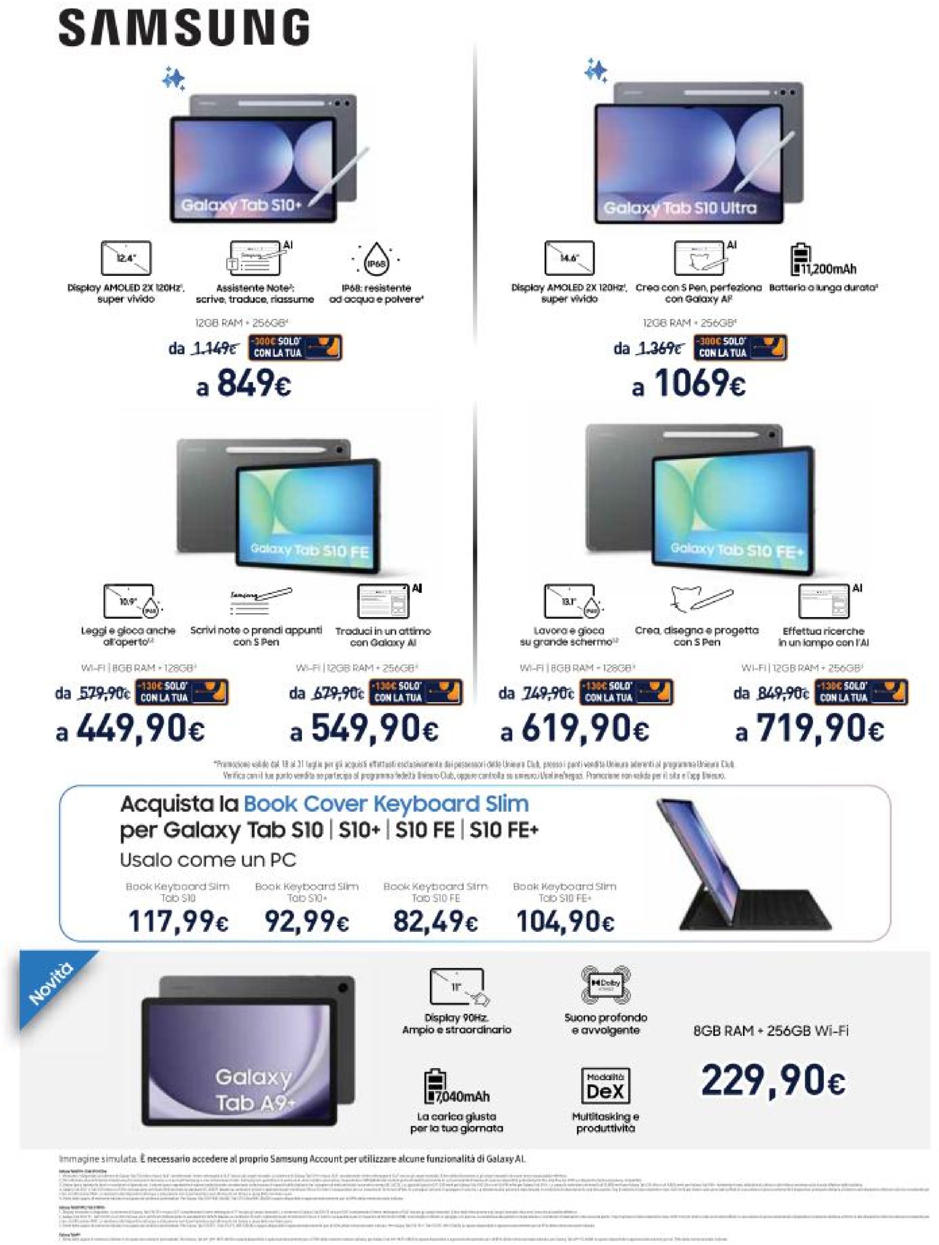 unieuro - Volantino Unieuro valido dal 18/07 al 27/07 - page: 15 unieuro - Volantino Unieuro valido dal 18/07 al 27/07 - page: 15