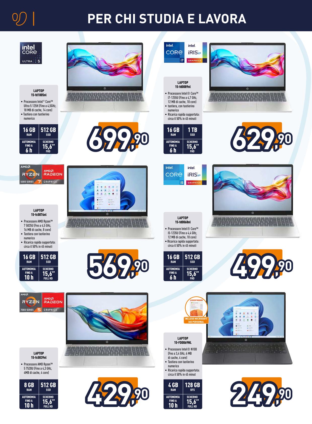unieuro - Volantino Unieuro - Speciale HP Days valido dal 08/08 al 20/08 - page: 2