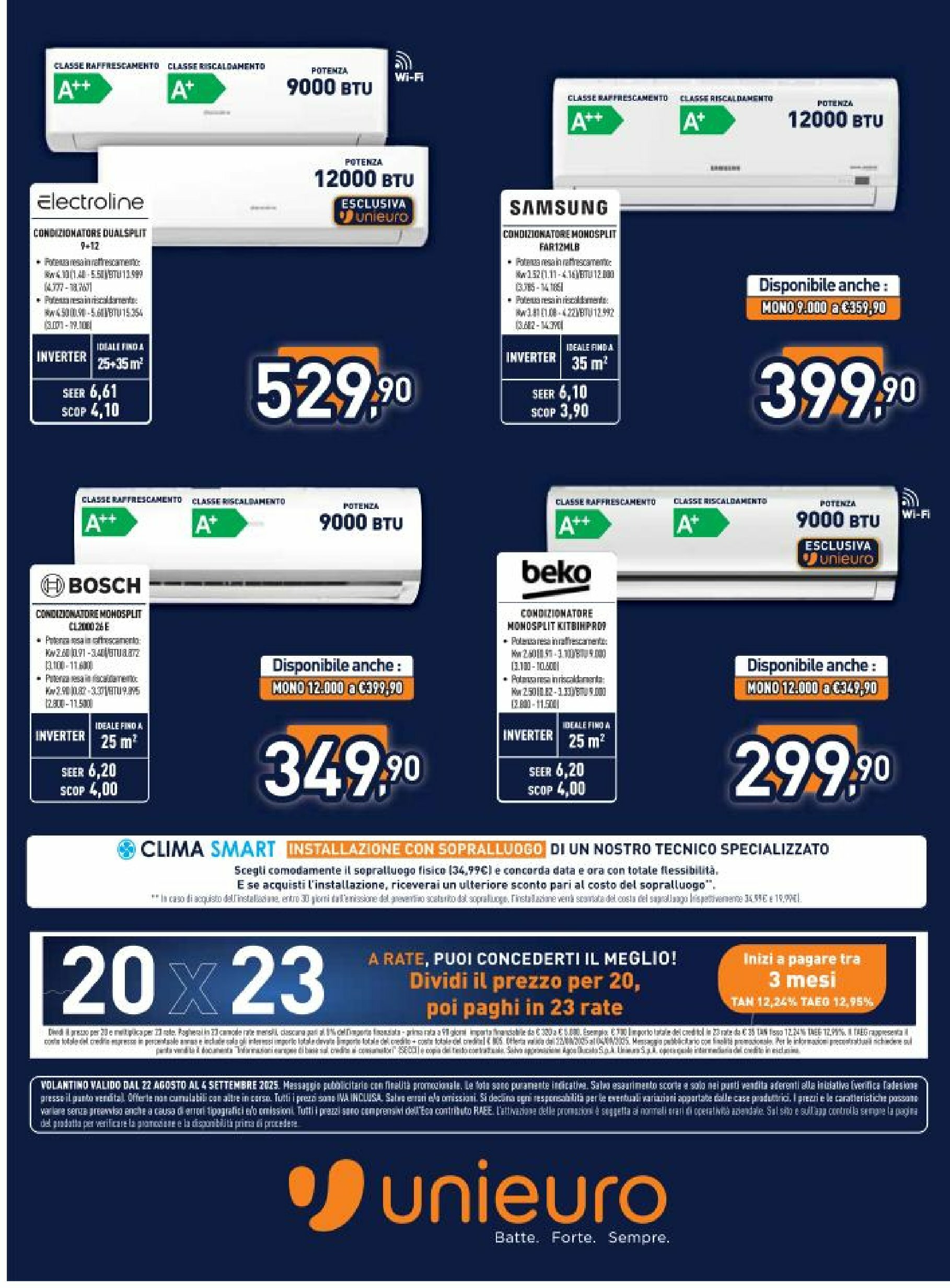 unieuro - Volantino Unieuro valido dal 22/08 al 04/09 - page: 24 unieuro - Volantino Unieuro valido dal 22/08 al 04/09 - page: 24