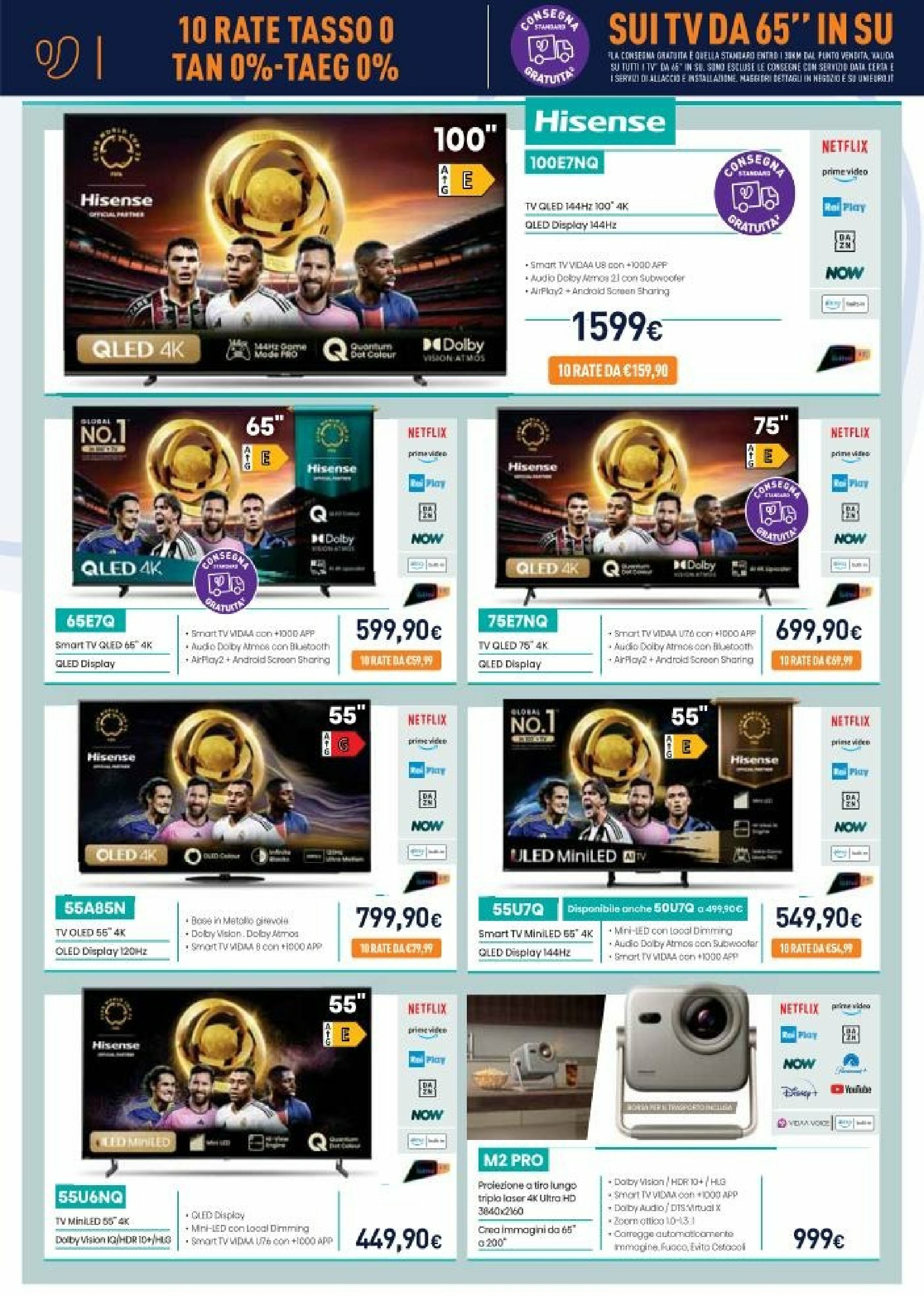 unieuro - Volantino Unieuro - Speciale TV valido dal 22/08 al 04/09 - page: 4