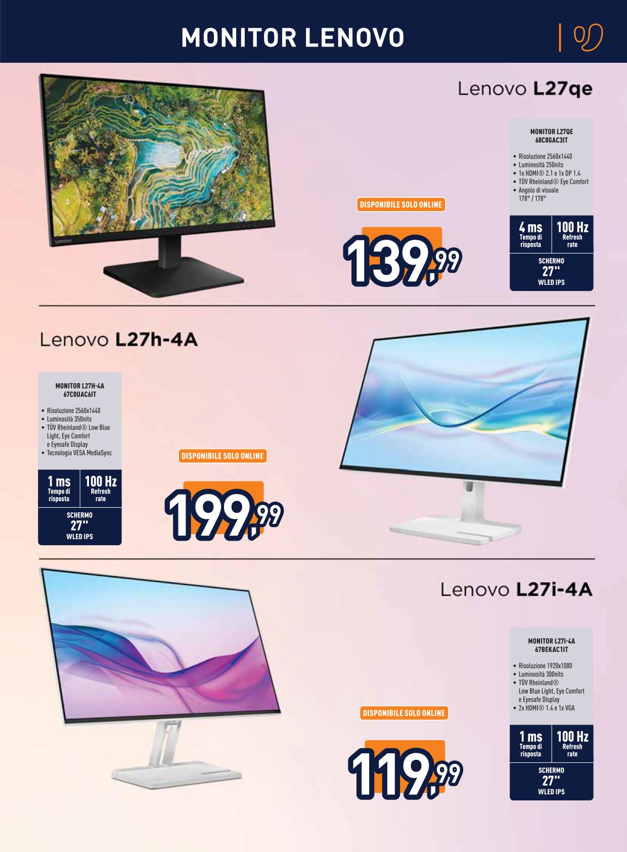 unieuro - Volantino Unieuro - Speciale Lenovo valido dal 05/09 al 18/09 - page: 9