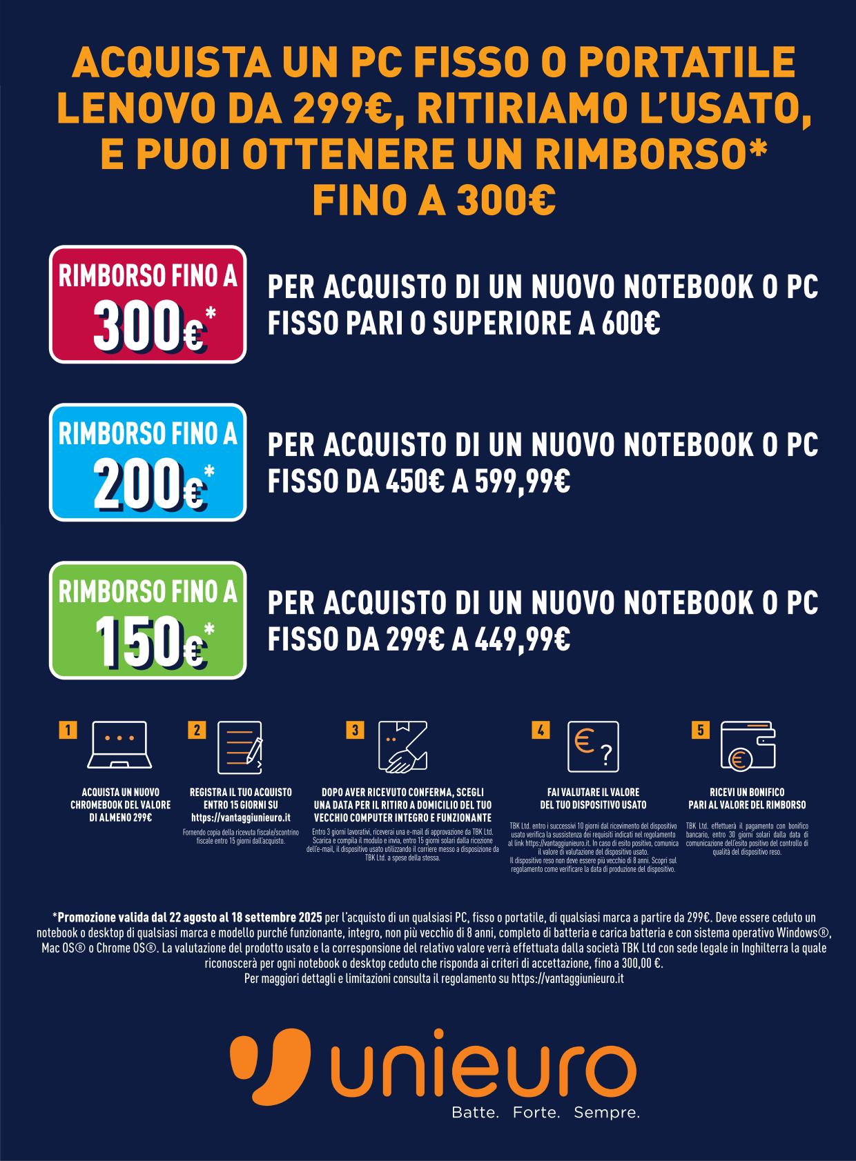 unieuro - Volantino Unieuro - Speciale Lenovo valido dal 05/09 al 18/09 - page: 11