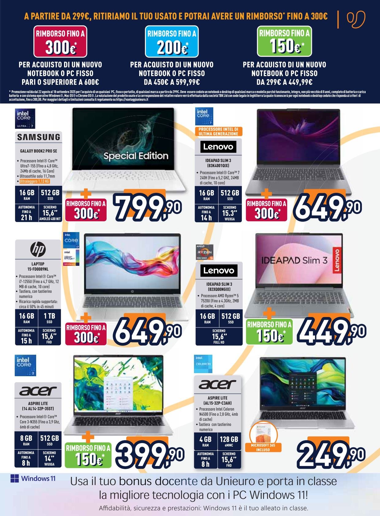 unieuro - Volantino Unieuro valido dal 05/09 al 18/09 - page: 5