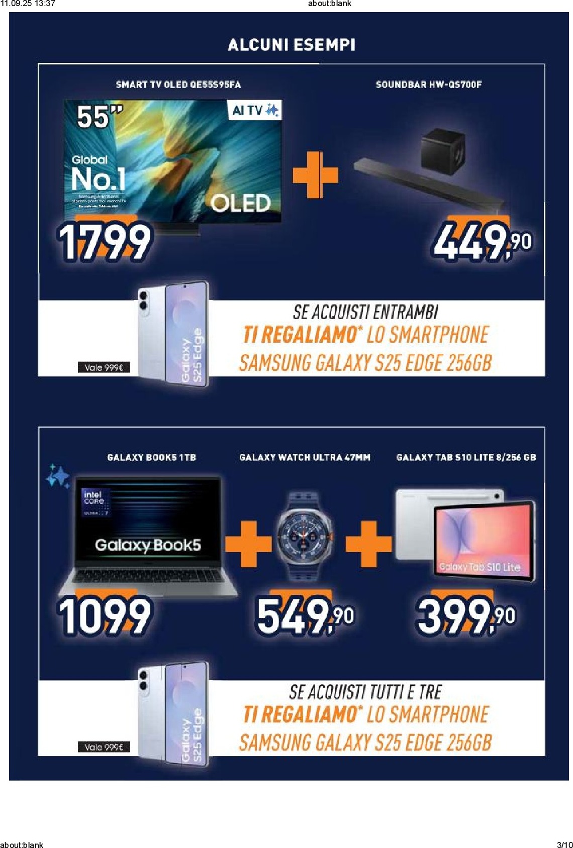 unieuro - Volantino Unieuro - Samsung valido dal 08/09 al 15/09 - page: 3