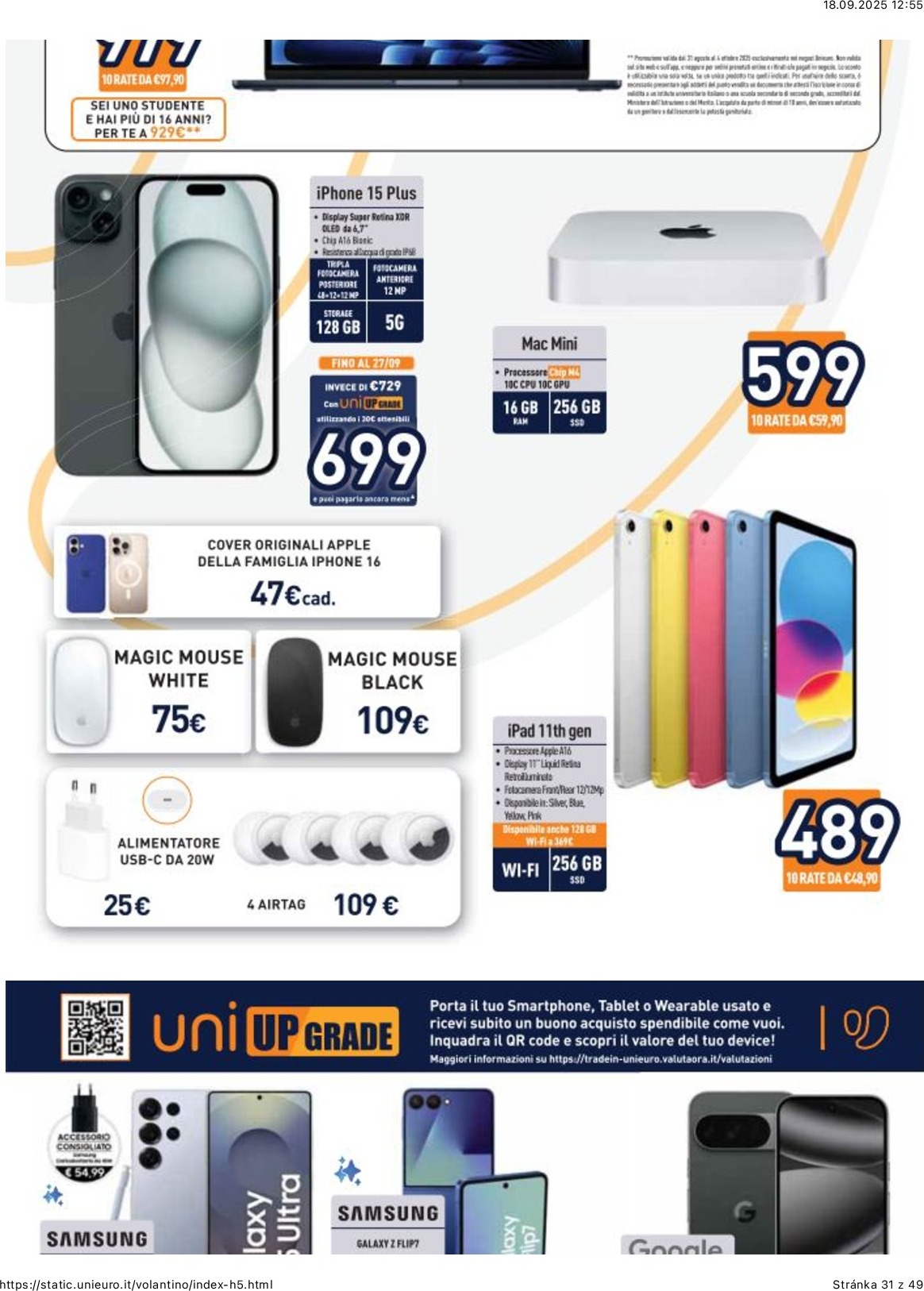 unieuro - Volantino Unieuro valido dal 17/09 al 02/10 - page: 31