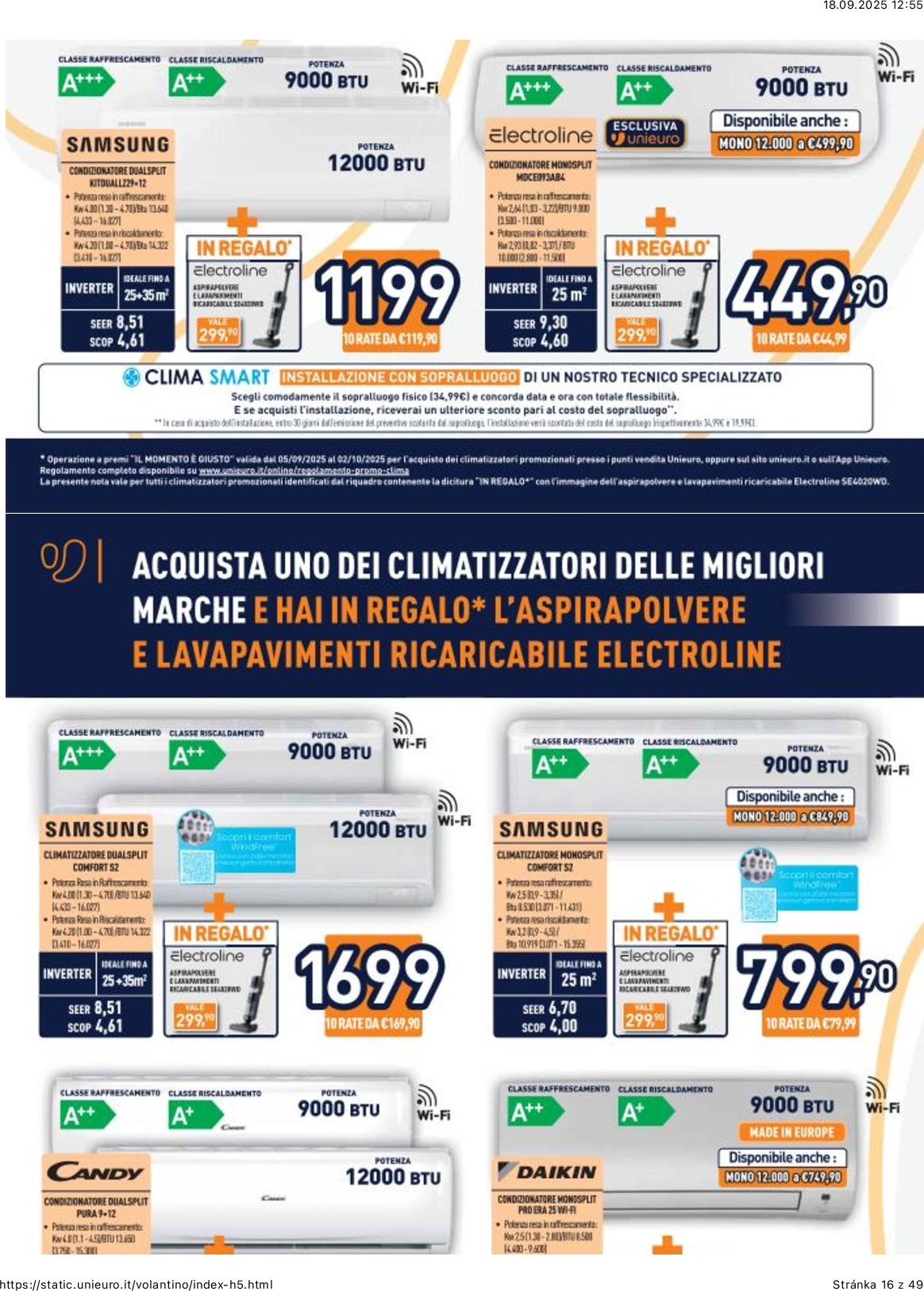 unieuro - Volantino Unieuro valido dal 17/09 al 02/10 - page: 16