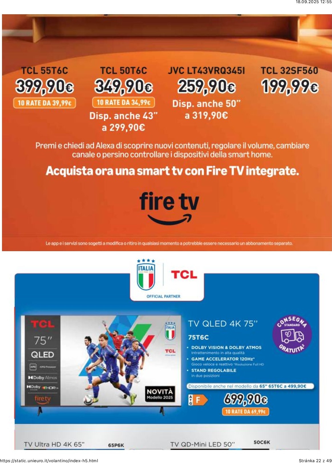unieuro - Volantino Unieuro valido dal 17/09 al 02/10 - page: 22
