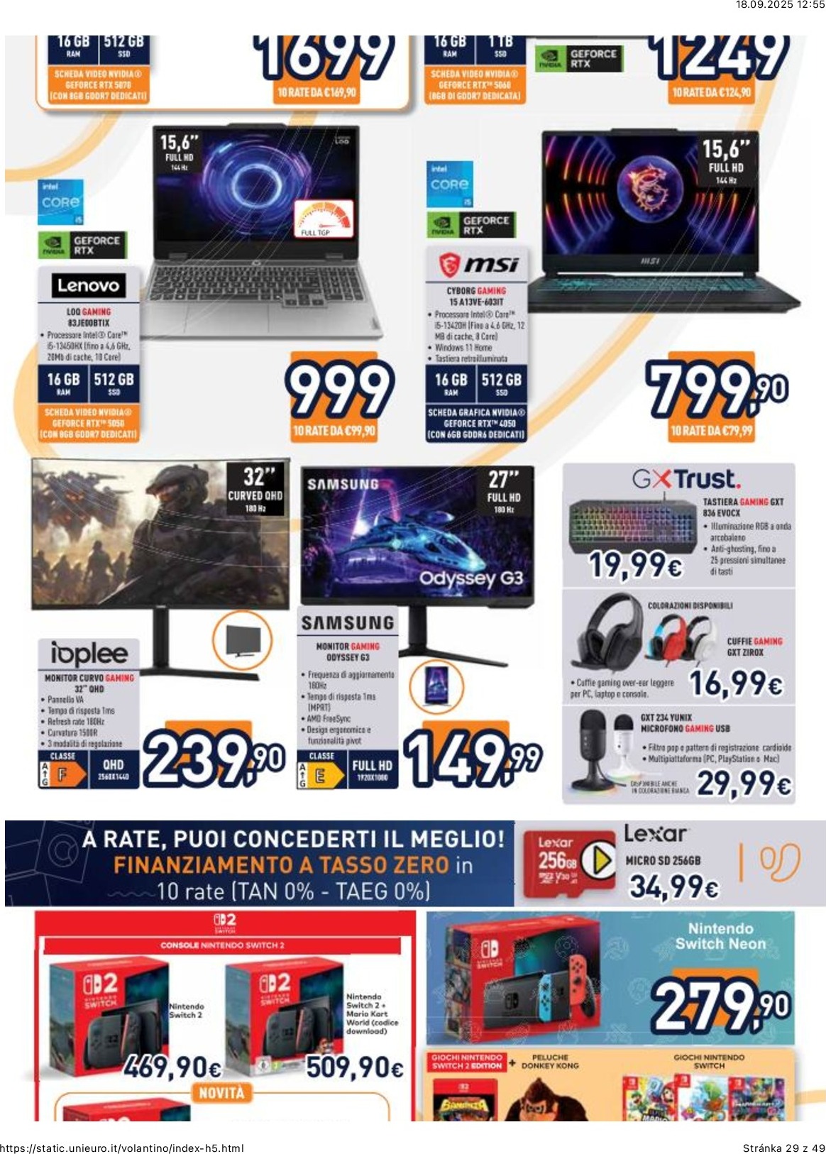 unieuro - Volantino Unieuro valido dal 17/09 al 02/10 - page: 29