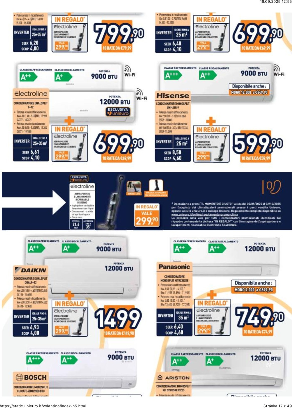 unieuro - Volantino Unieuro valido dal 17/09 al 02/10 - page: 17