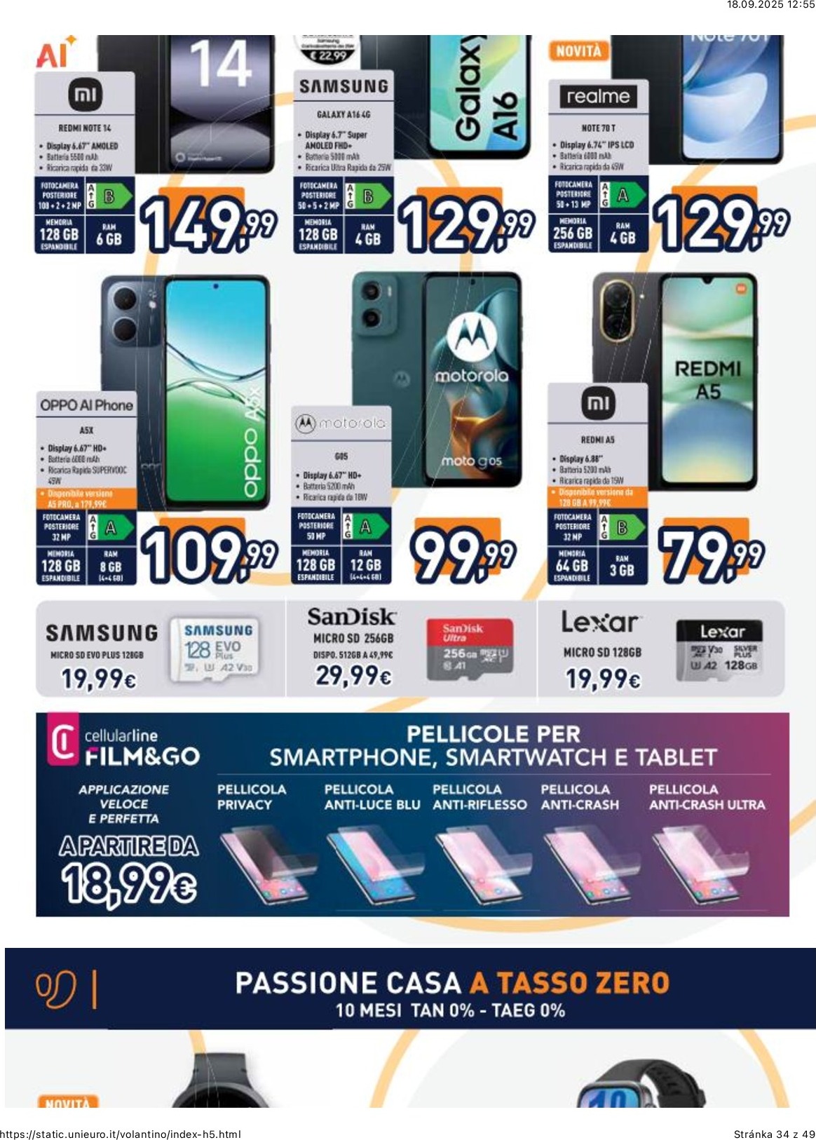 unieuro - Volantino Unieuro valido dal 17/09 al 02/10 - page: 34