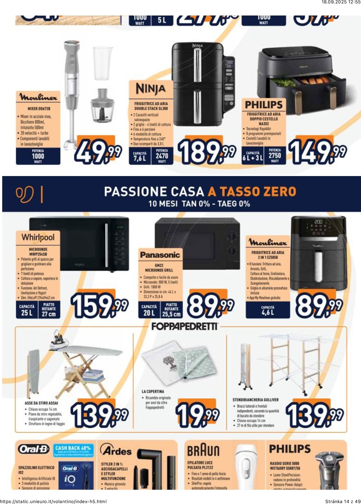 unieuro - Volantino Unieuro valido dal 17/09 al 02/10 - page: 14