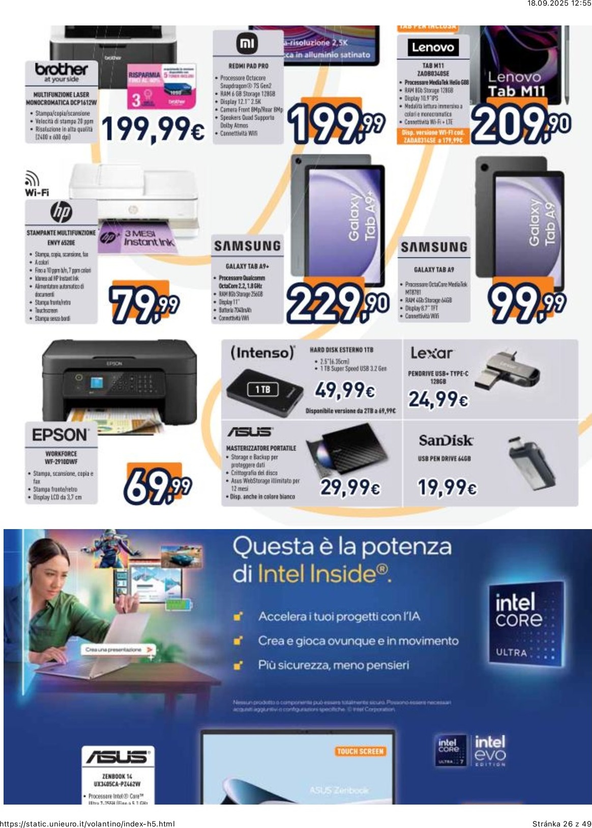 unieuro - Volantino Unieuro valido dal 17/09 al 02/10 - page: 26