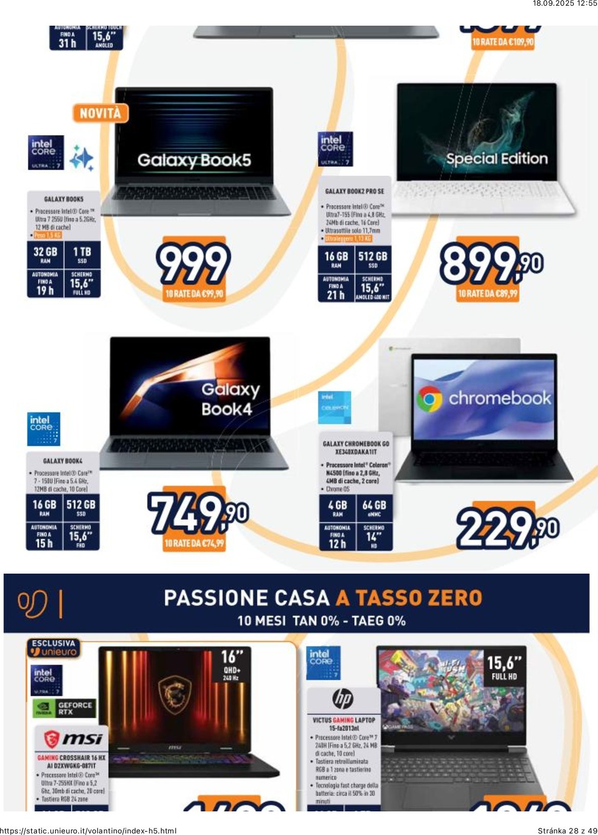 unieuro - Volantino Unieuro valido dal 17/09 al 02/10 - page: 28