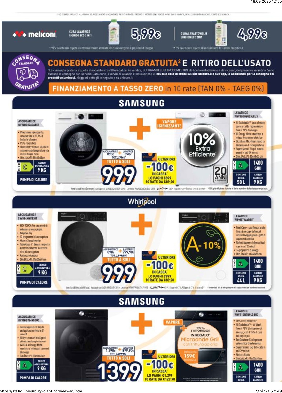 unieuro - Volantino Unieuro valido dal 17/09 al 02/10 - page: 5