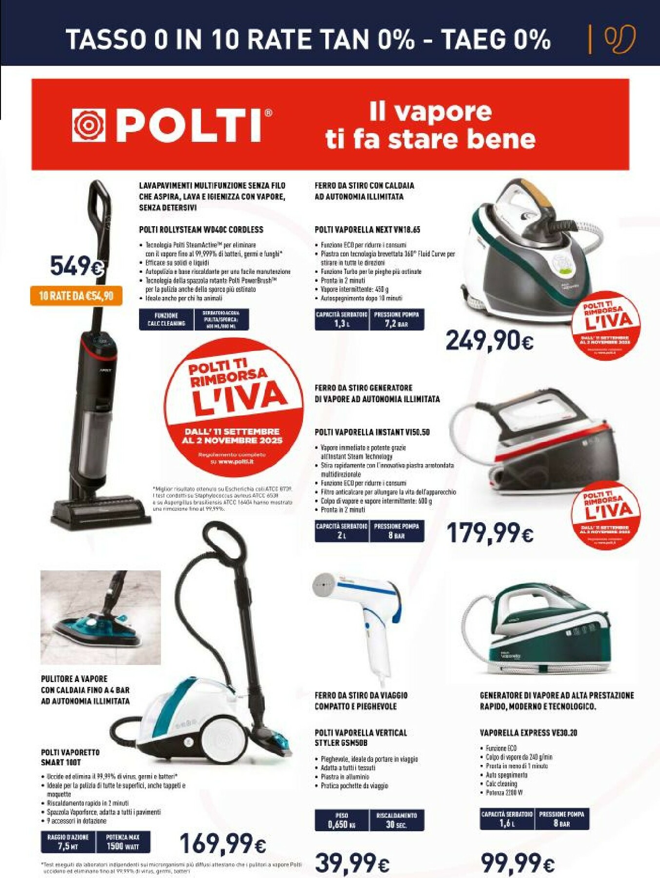 unieuro - Volantino Unieuro - Speciale Piccoli Elettrodomestici valido dal 19/09 al 29/09 - page: 11