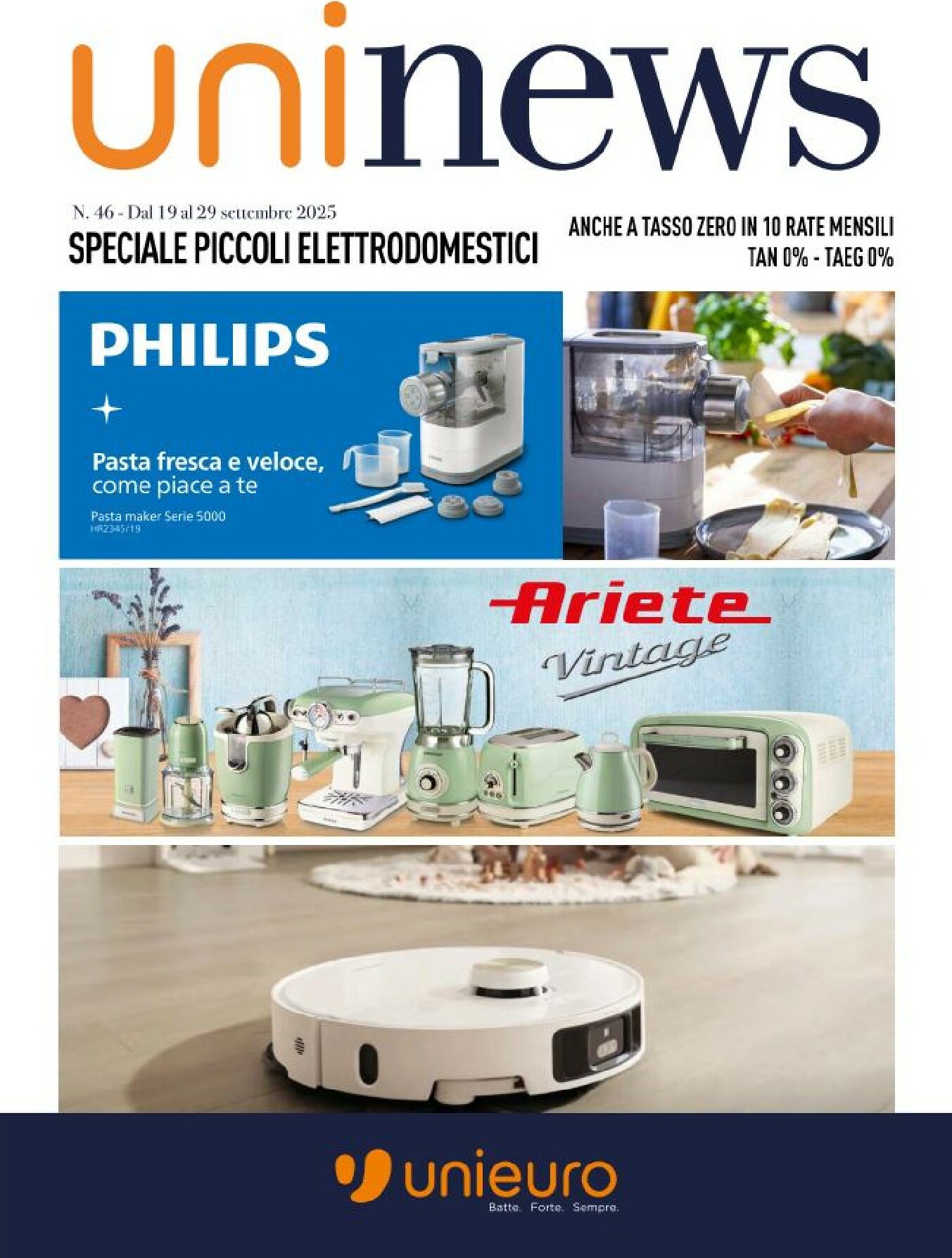 unieuro - Volantino Unieuro - Speciale Piccoli Elettrodomestici valido dal 19/09 al 29/09