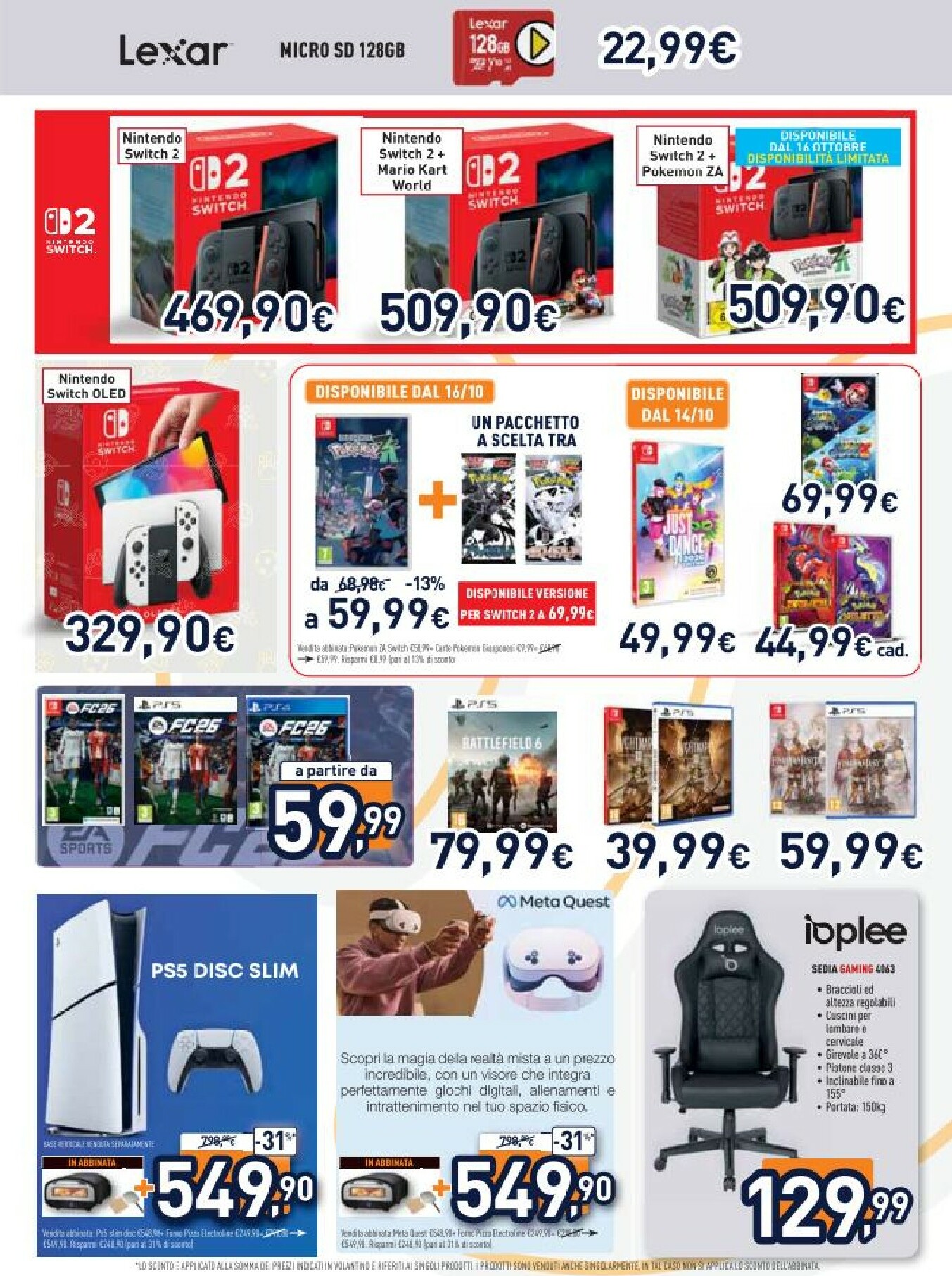 unieuro - Volantino Unieuro valido dal 13/10 al 26/10 - page: 17 unieuro - Volantino Unieuro valido dal 13/10 al 26/10 - page: 17