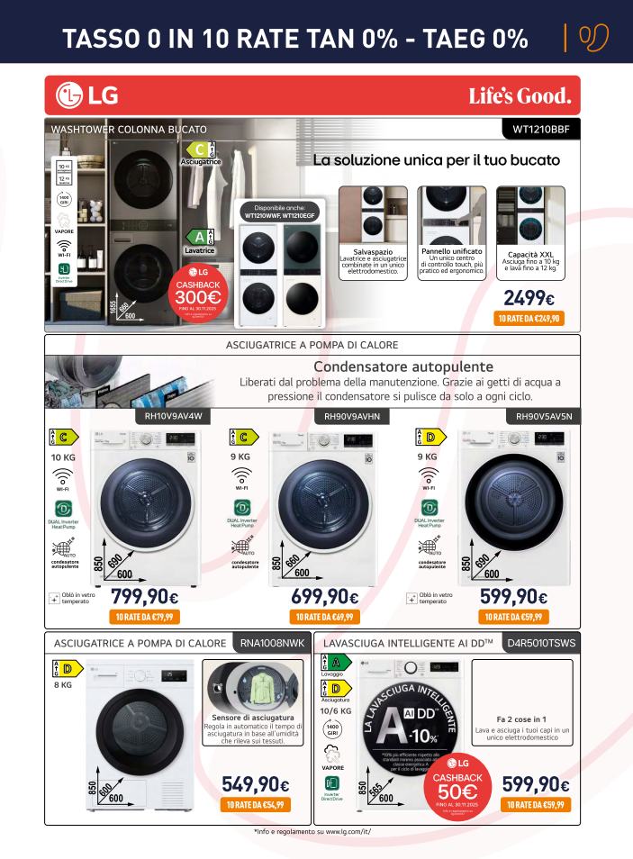 unieuro - Volantino Unieuro - Speciale Asciugatrici Sfoglia lo speciale valido dal 17/10 al 05/11 - page: 13