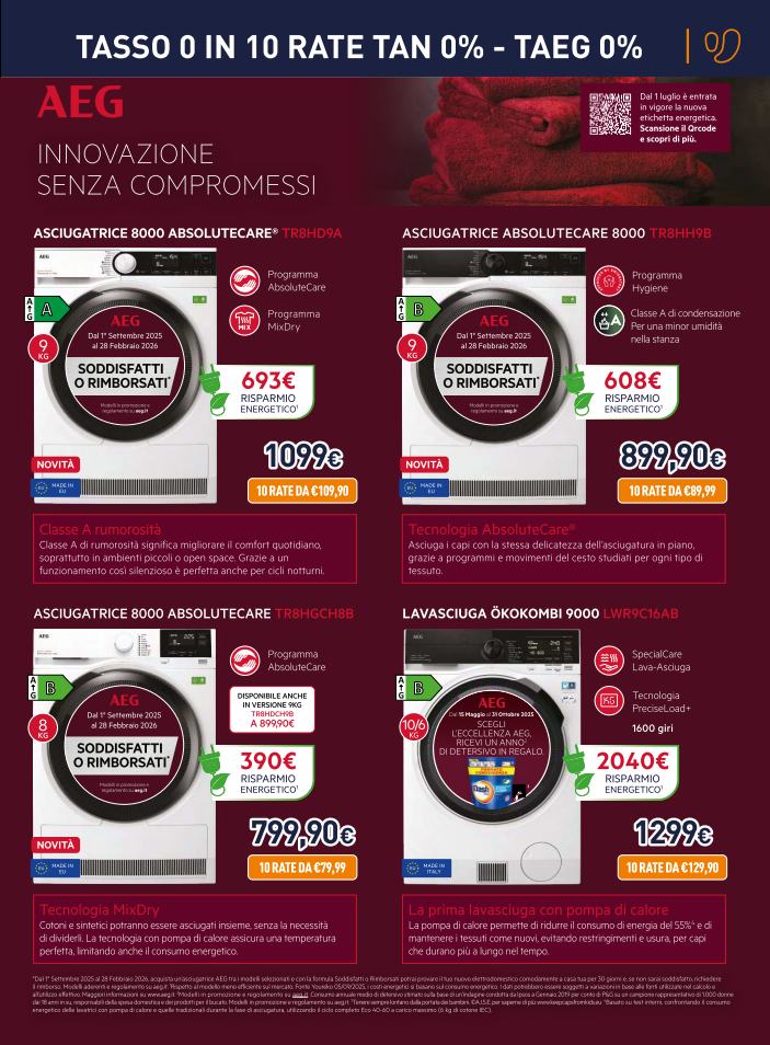unieuro - Volantino Unieuro - Speciale Asciugatrici Sfoglia lo speciale valido dal 17/10 al 05/11 - page: 3