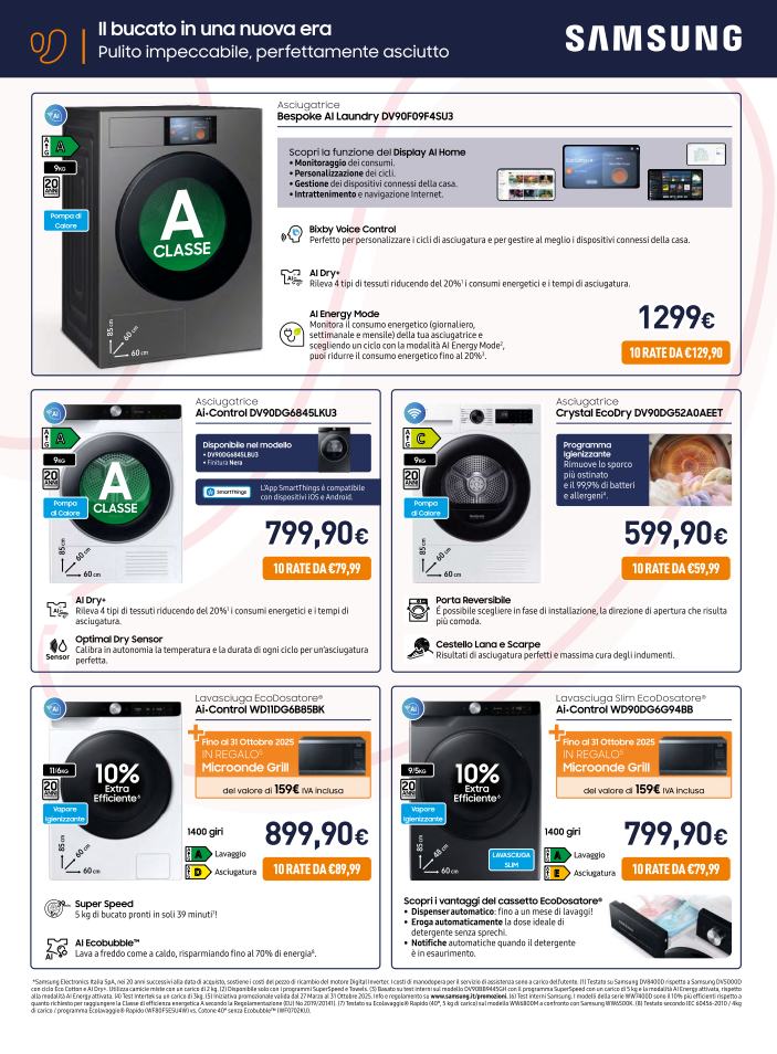 unieuro - Volantino Unieuro - Speciale Asciugatrici Sfoglia lo speciale valido dal 17/10 al 05/11 - page: 14