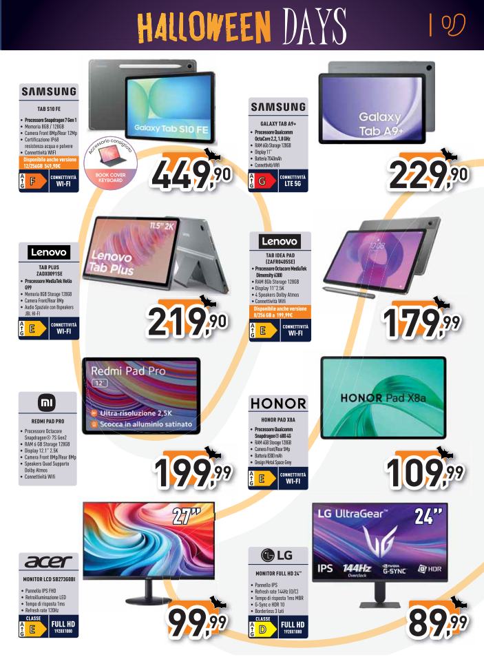 unieuro - Volantino Unieuro - Halloween Days valido dal 27/10 al 03/11 - page: 19 unieuro - Volantino Unieuro - Halloween Days valido dal 27/10 al 03/11 - page: 19