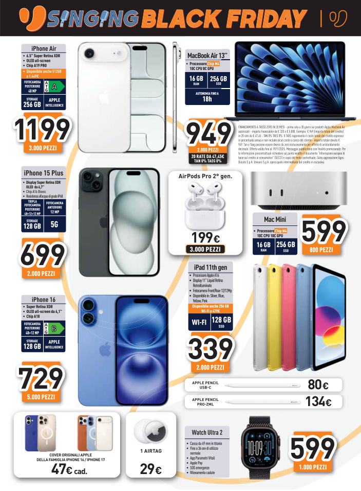 unieuro - Volantino Unieuro - Black Friday valido dal 04/11 al 11/11 - page: 9