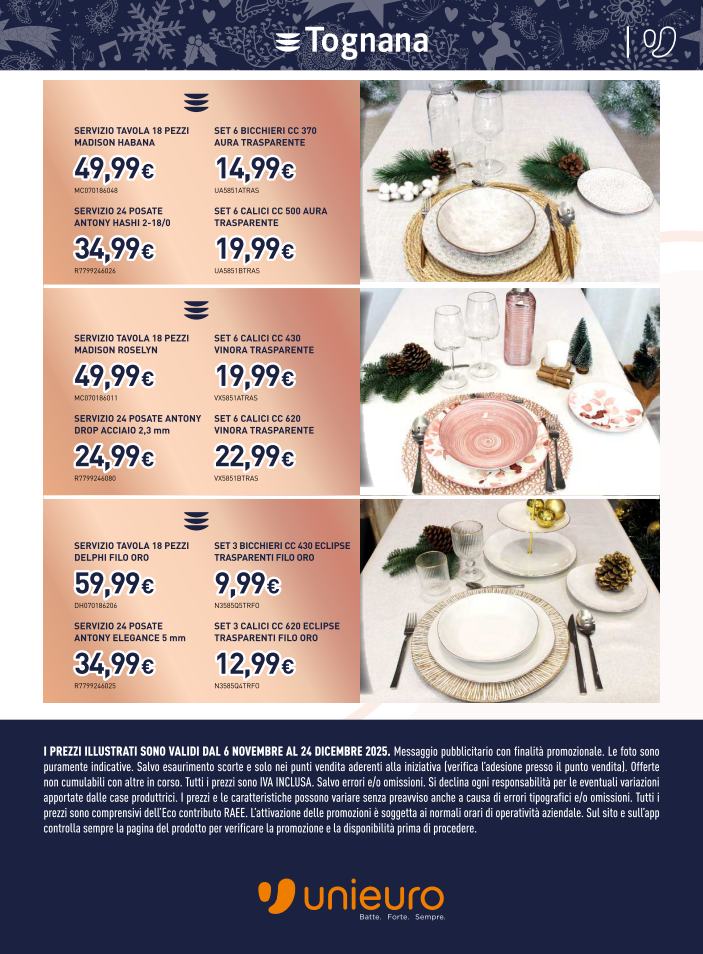 unieuro - Volantino Unieuro - Speciale Casa regalo valido dal 06/11 al 24/12 - page: 20