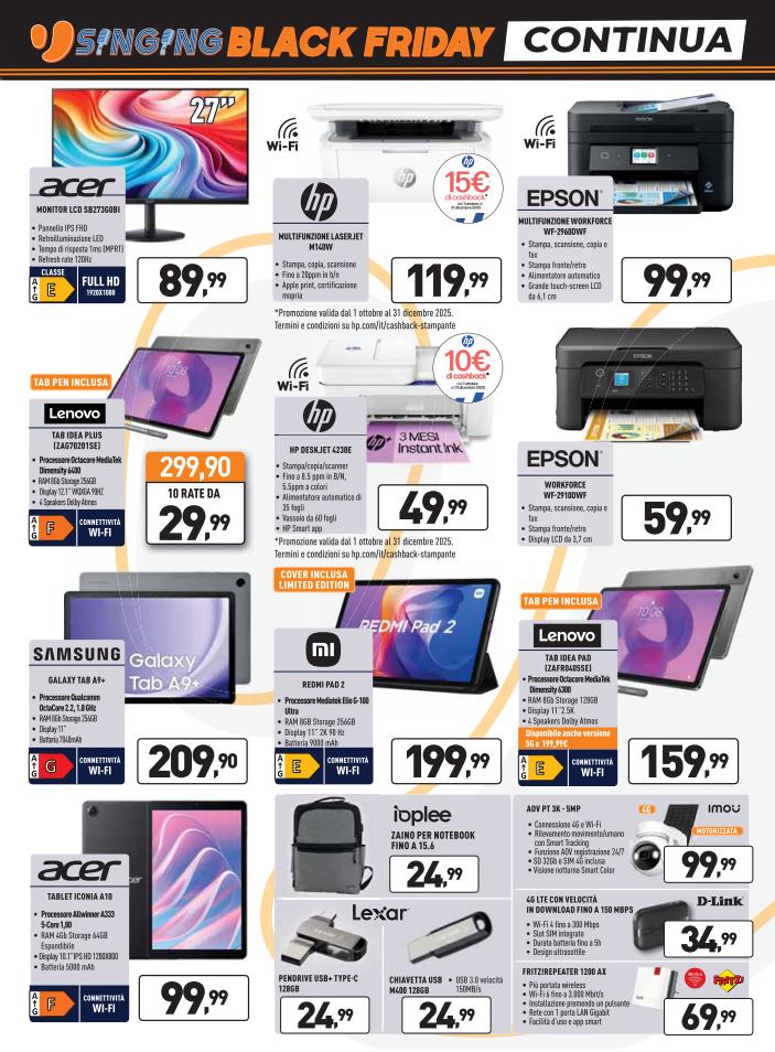 unieuro - Volantino Unieuro - Black Friday valido dal 12/11 al 18/11 - page: 13