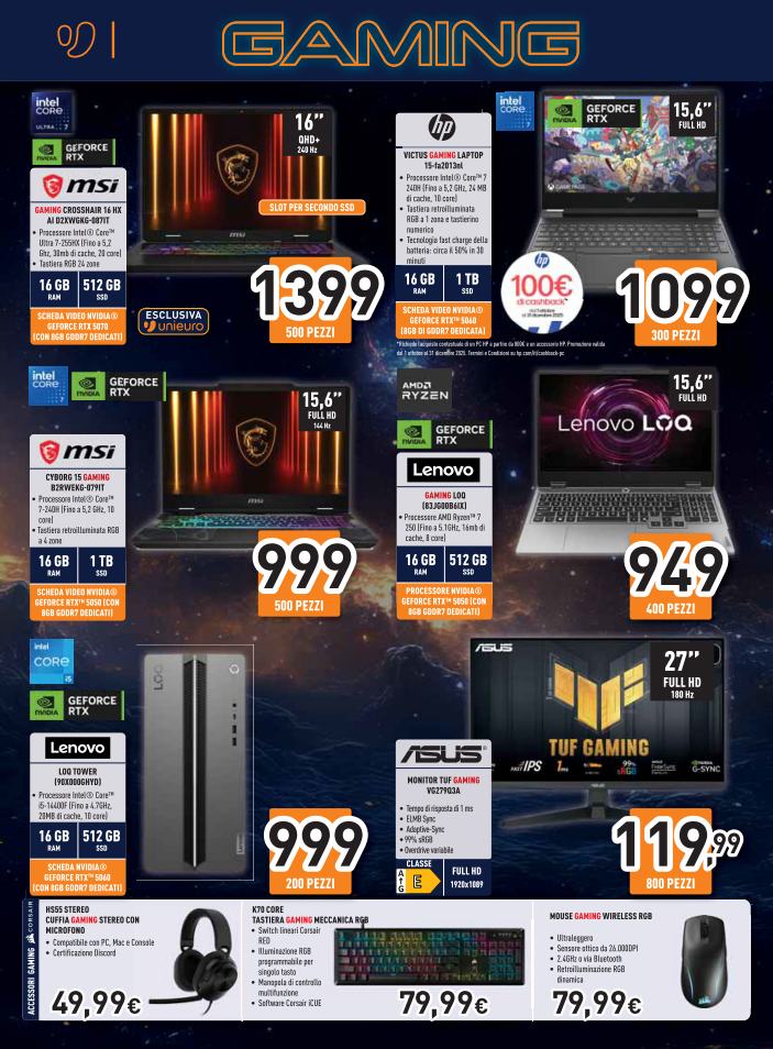 unieuro - Volantino Unieuro - Black Friday valido dal 19/11 al 25/11 - page: 26