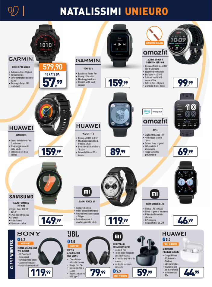 unieuro - Volantino Unieuro - Natalissimi valido dal 15/12 al 24/12 - page: 10
