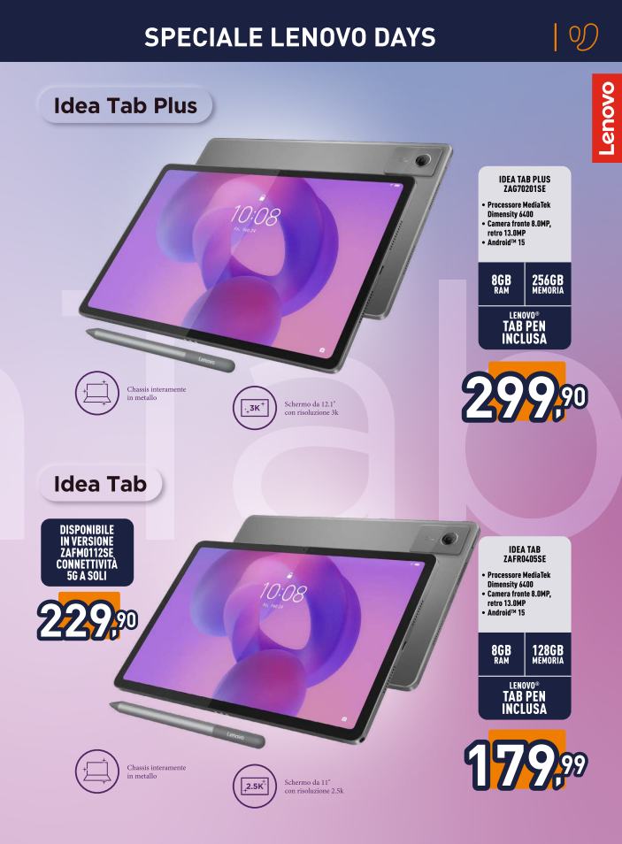 unieuro - Volantino Unieuro - Speciale Lenovo valido dal 15/12 al 30/12 - page: 9