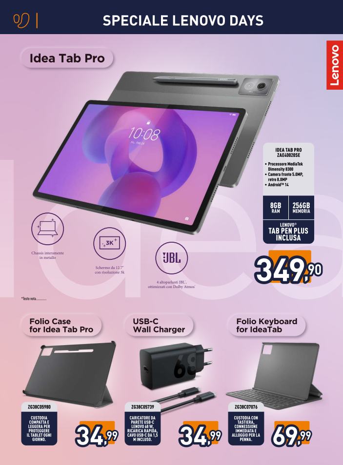 unieuro - Volantino Unieuro - Speciale Lenovo valido dal 15/12 al 30/12 - page: 8