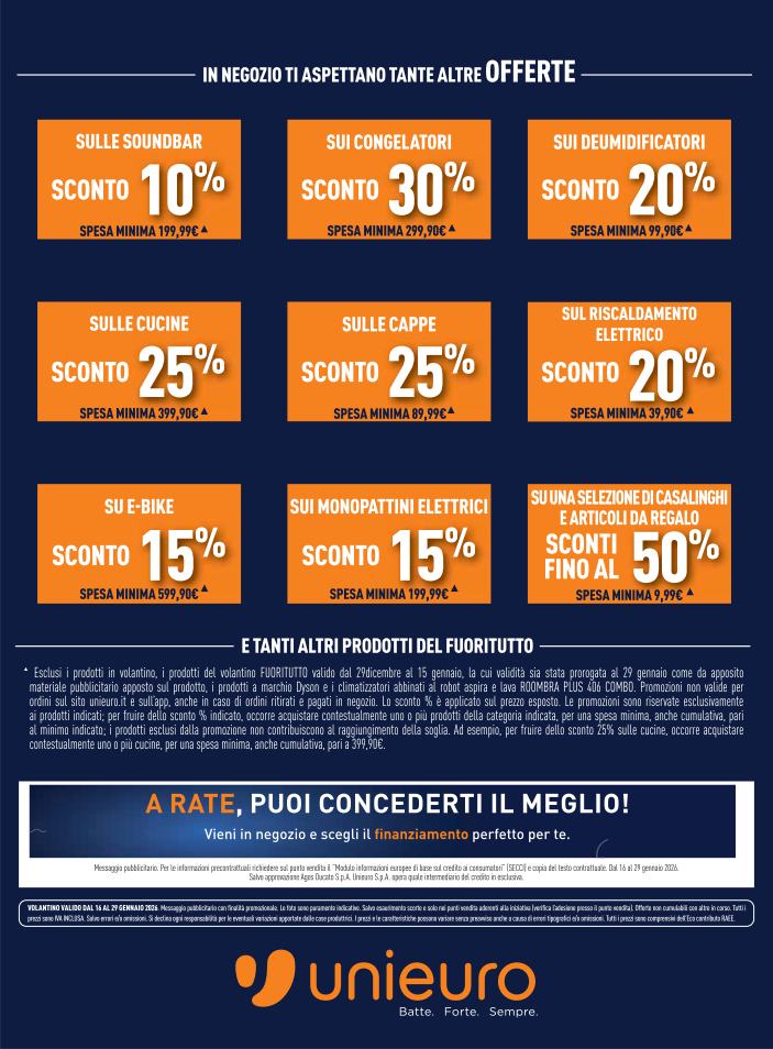unieuro - Volantino Unieuro valido dal 16/01 al 29/01 - page: 31