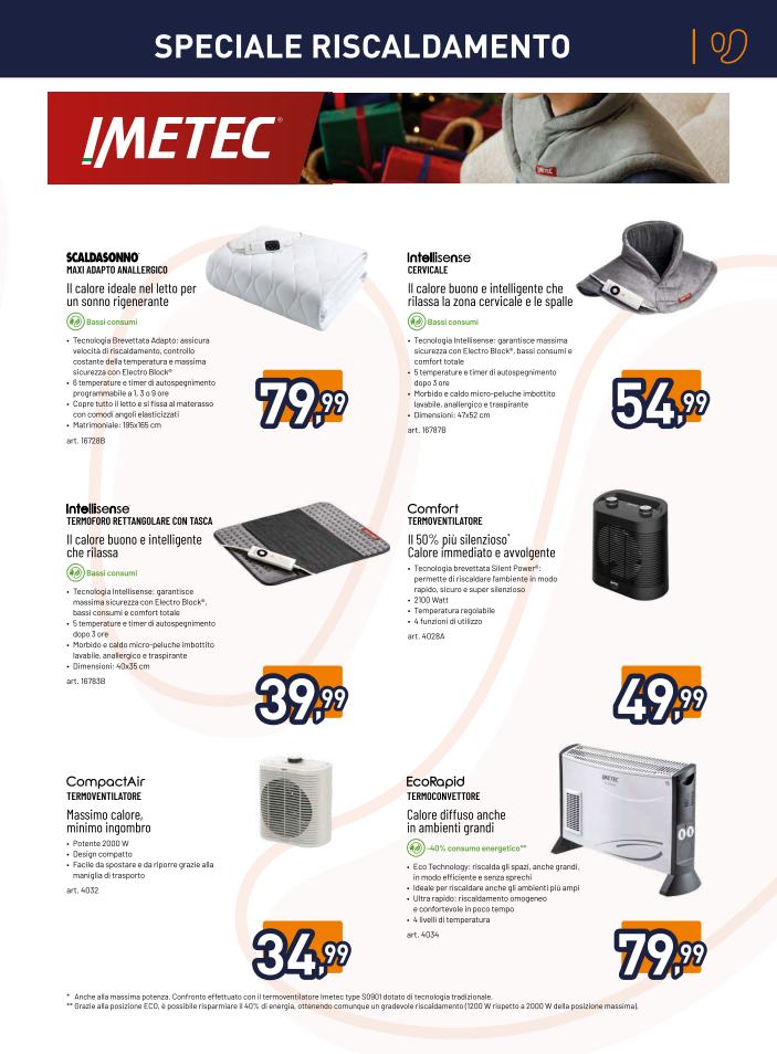 unieuro - Volantino Unieuro - Speciale Riscaldamento valido dal 19/01 al 01/02 - page: 3